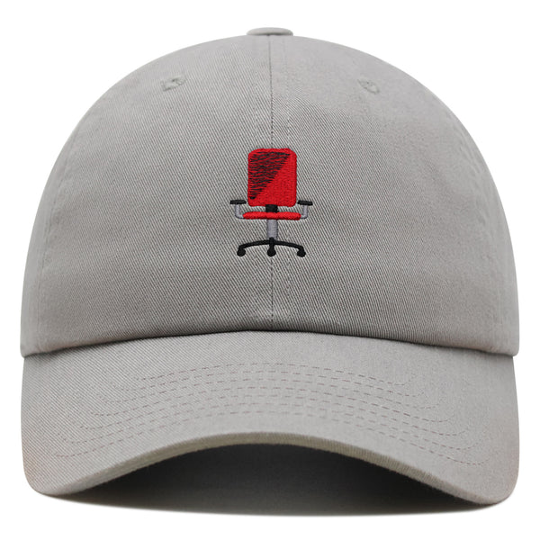 Minimalistic Office Chair Premium Dad Hat Embroidered Cotton Baseball Cap Ergonomic Adjustable