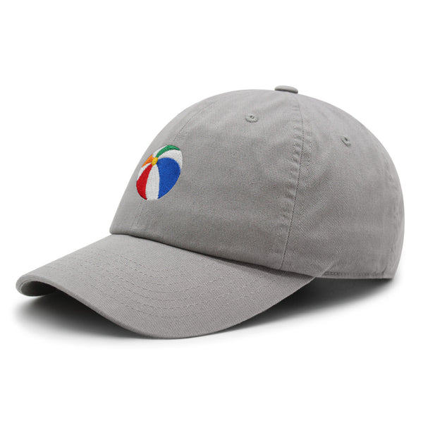Colorful Beach Ball Premium Dad Hat Embroidered Cotton Baseball Cap Vibrant Playful