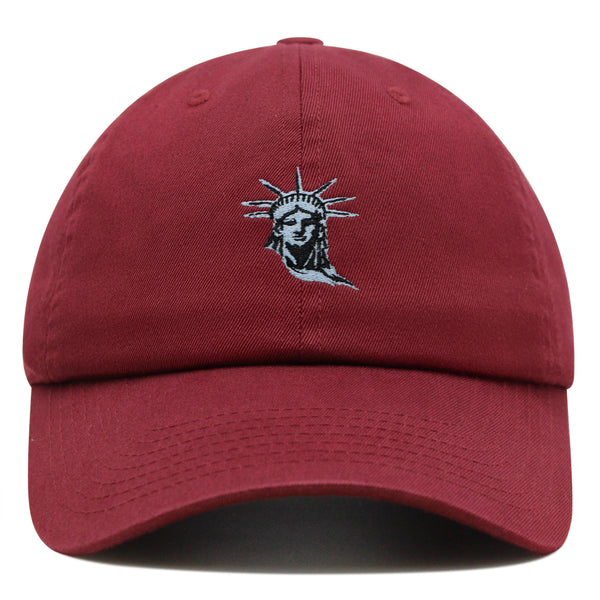 Statue of Liberty Face Premium Dad Hat Embroidered Cotton Baseball Cap New York New Yorker