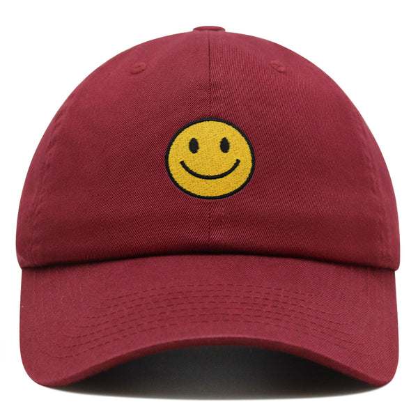 Classic Smile Premium Dad Hat Embroidered Cotton Baseball Cap Embroidered Nostalgia