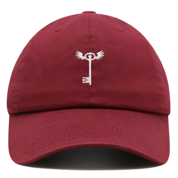 Key Wing Premium Dad Hat Embroidered Cotton Baseball Cap Logowork Stitchcraft