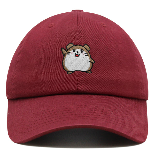 Hamster Hi Premium Dad Hat Embroidered Cotton Baseball Cap Hamster Hi