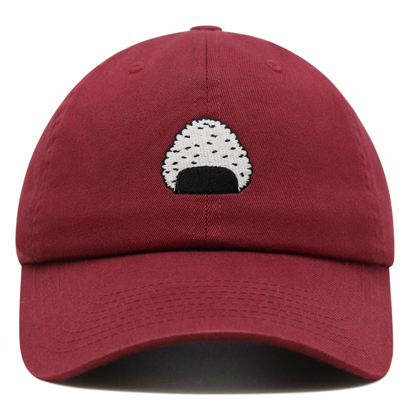 Onigiri Premium Dad Hat Embroidered Cotton Baseball Cap Onigiri Embroidery