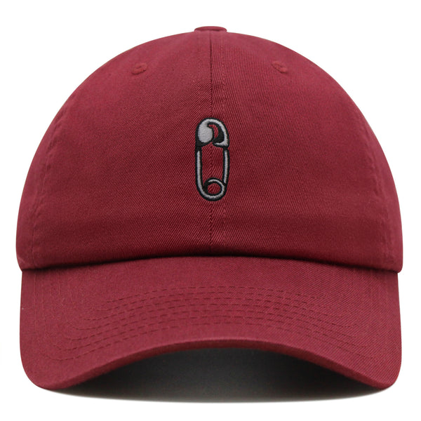 Safety Pin Premium Dad Hat Embroidered Cotton Baseball Cap SafetyPin Custom