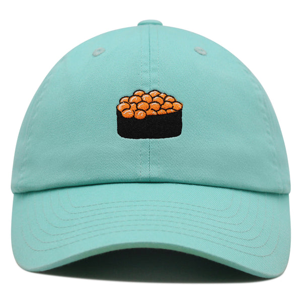Salmon Roe Sushi Premium Dad Hat Embroidered Cotton Baseball Cap Ikura Nigiri