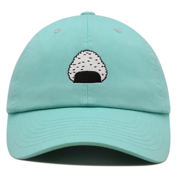 Onigiri Premium Dad Hat Embroidered Cotton Baseball Cap Onigiri Embroidery