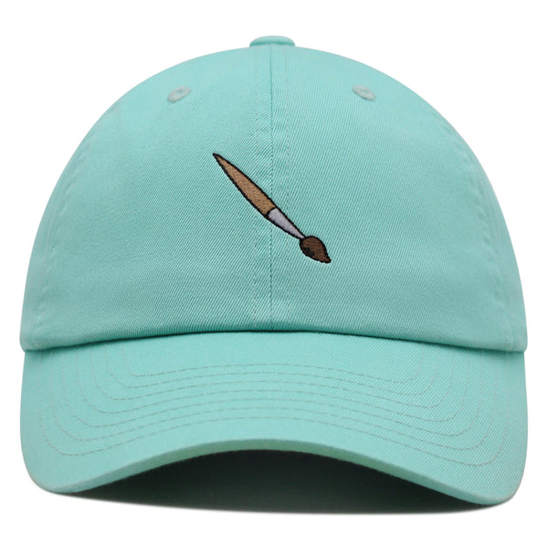 Artist Paiting Brush Premium Dad Hat Embroidered Cotton Baseball Cap Artistry Craftsmanship