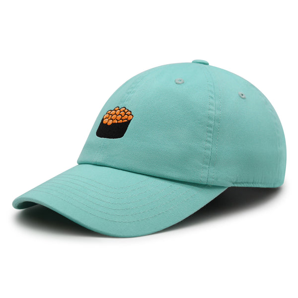 Salmon Roe Sushi Premium Dad Hat Embroidered Cotton Baseball Cap Ikura Nigiri