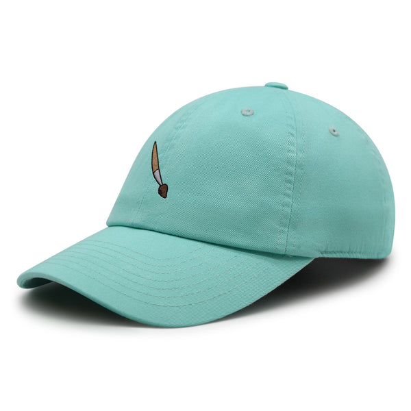 Artist Paiting Brush Premium Dad Hat Embroidered Cotton Baseball Cap Artistry Craftsmanship