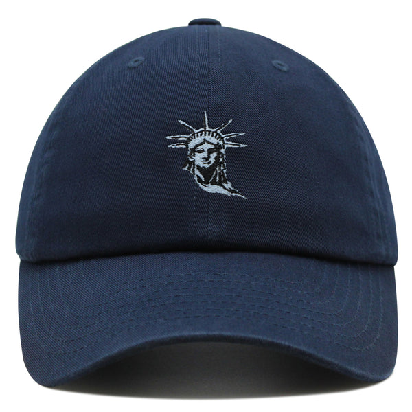 Statue of Liberty Face Premium Dad Hat Embroidered Cotton Baseball Cap New York New Yorker