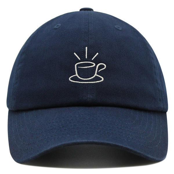 Coffee Mug Premium Dad Hat Embroidered Cotton Baseball Cap
