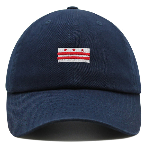 Flag of the District of Columbia Premium Dad Hat Embroidered Cotton Baseball Cap Washington DC