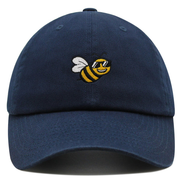 Cool Bee Premium Dad Hat Embroidered Cotton Baseball Cap Applique Insect