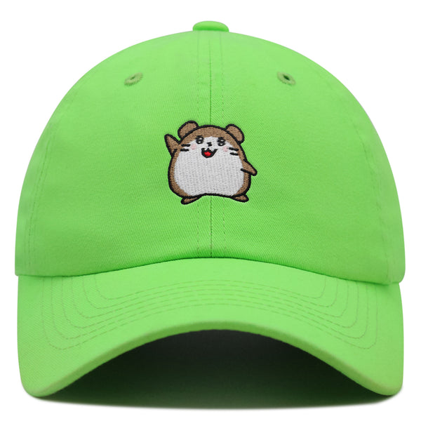 Hamster Hi Premium Dad Hat Embroidered Cotton Baseball Cap Hamster Hi