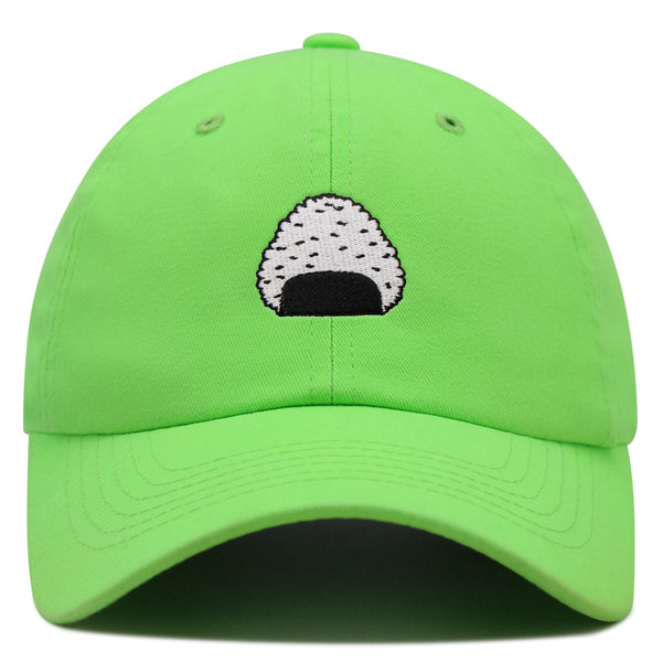 Onigiri Premium Dad Hat Embroidered Cotton Baseball Cap Onigiri Embroidery