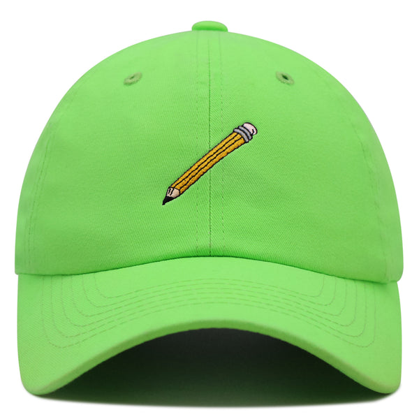 Classic Pencil Premium Dad Hat Embroidered Cotton Baseball Cap Stationery Sketch