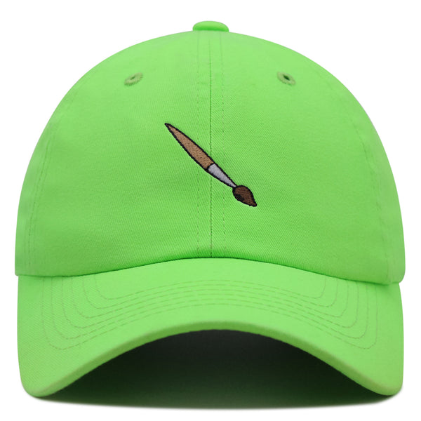 Artist Paiting Brush Premium Dad Hat Embroidered Cotton Baseball Cap Artistry Craftsmanship