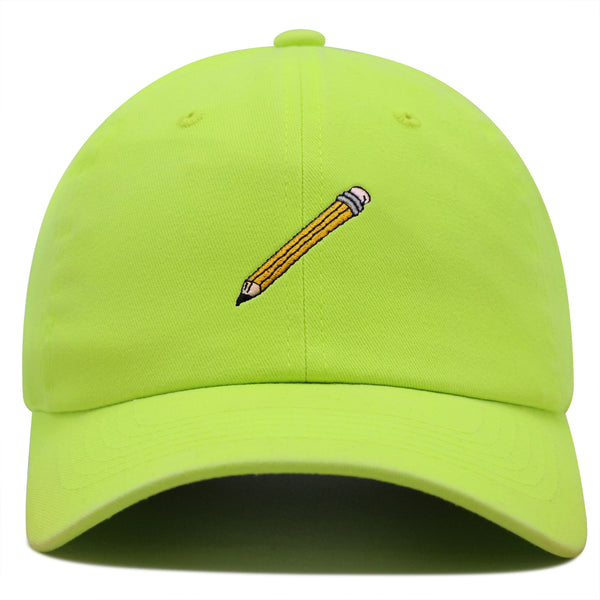Classic Pencil Premium Dad Hat Embroidered Cotton Baseball Cap Stationery Sketch