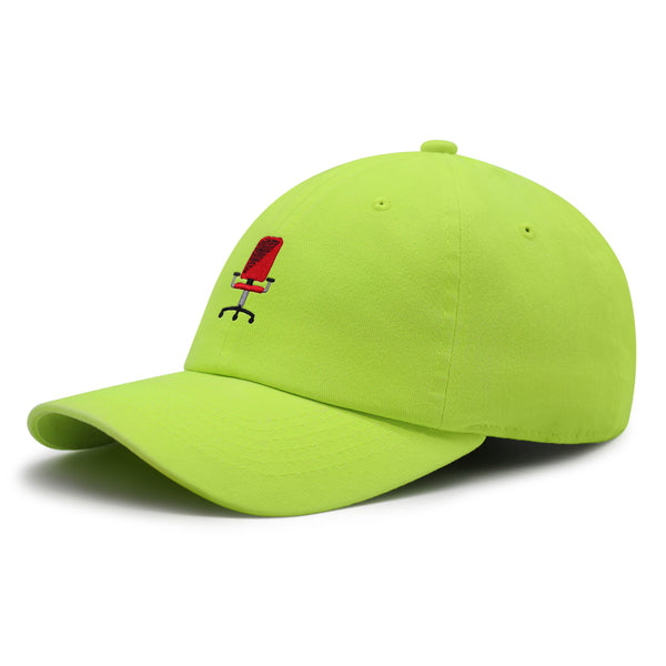 Minimalistic Office Chair Premium Dad Hat Embroidered Cotton Baseball Cap Ergonomic Adjustable