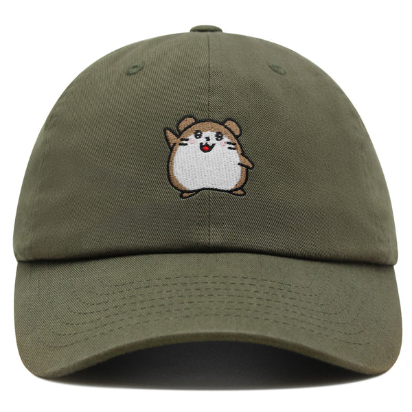 Hamster Hi Premium Dad Hat Embroidered Cotton Baseball Cap Hamster Hi
