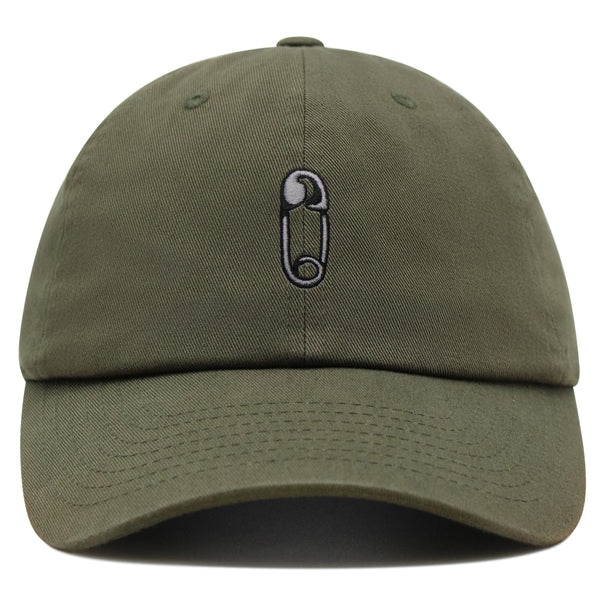 Safety Pin Premium Dad Hat Embroidered Cotton Baseball Cap SafetyPin Custom
