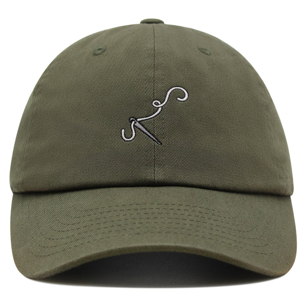 Sewing Needle 2 Premium Dad Hat Embroidered Cotton Baseball Cap Stitchcraft Crewel