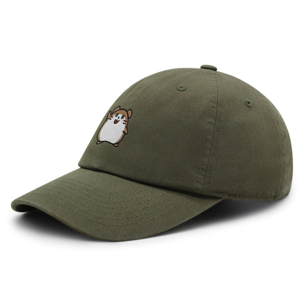 Hamster Hi Premium Dad Hat Embroidered Cotton Baseball Cap Hamster Hi