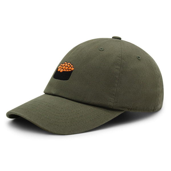 Salmon Roe Sushi Premium Dad Hat Embroidered Cotton Baseball Cap Ikura Nigiri