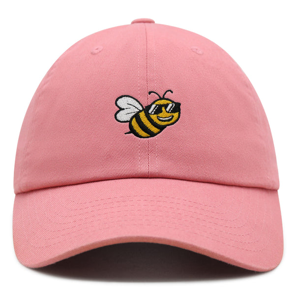 Cool Bee Premium Dad Hat Embroidered Cotton Baseball Cap Applique Insect