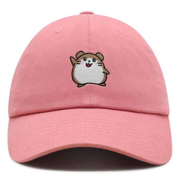 Hamster Hi Premium Dad Hat Embroidered Cotton Baseball Cap Hamster Hi