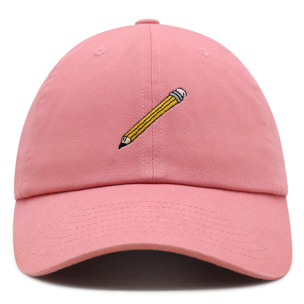 Classic Pencil Premium Dad Hat Embroidered Cotton Baseball Cap Stationery Sketch