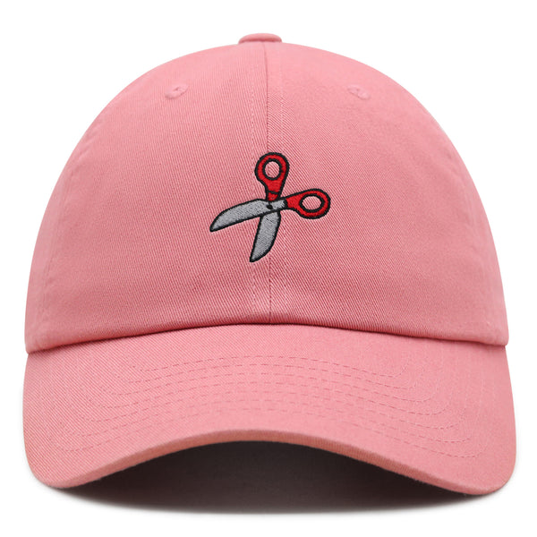 Sewing Scissors Premium Dad Hat Embroidered Cotton Baseball Cap Appliqué Thread