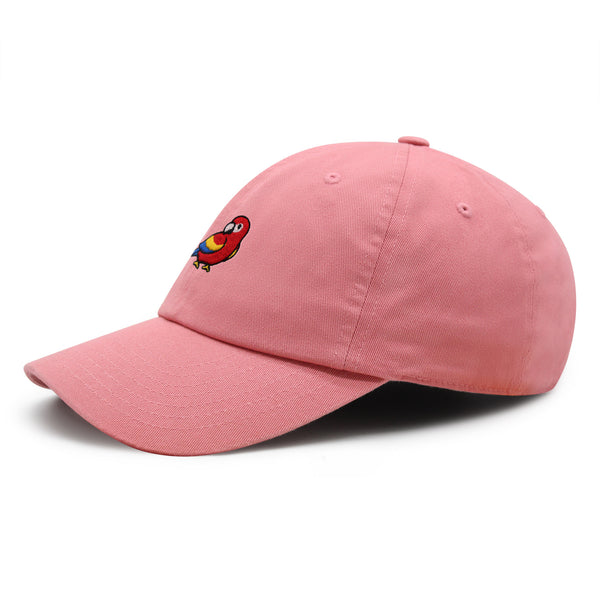 Colorful Parrot Premium Dad Hat Embroidered Cotton Baseball Cap Macaw Tropical