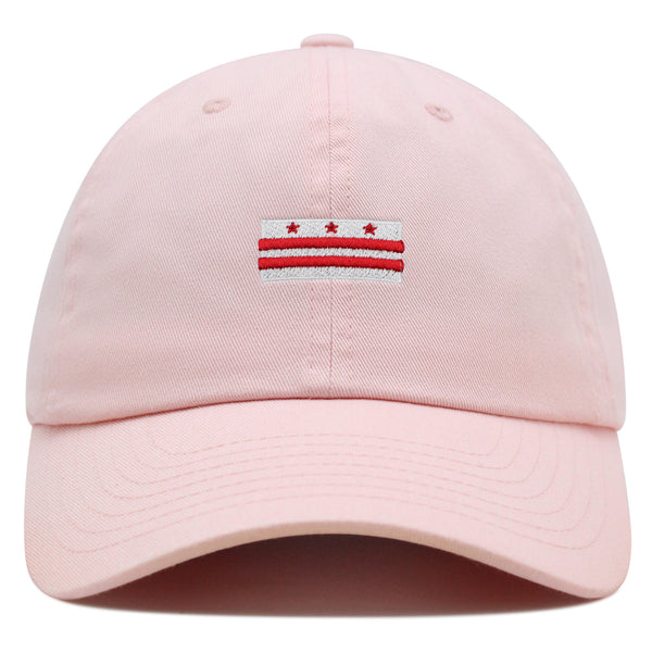 Flag of the District of Columbia Premium Dad Hat Embroidered Cotton Baseball Cap Washington DC