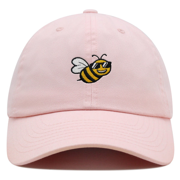 Cool Bee Premium Dad Hat Embroidered Cotton Baseball Cap Applique Insect