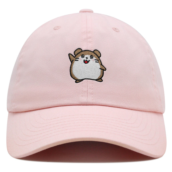 Hamster Hi Premium Dad Hat Embroidered Cotton Baseball Cap Hamster Hi