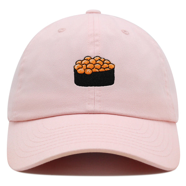 Salmon Roe Sushi Premium Dad Hat Embroidered Cotton Baseball Cap Ikura Nigiri