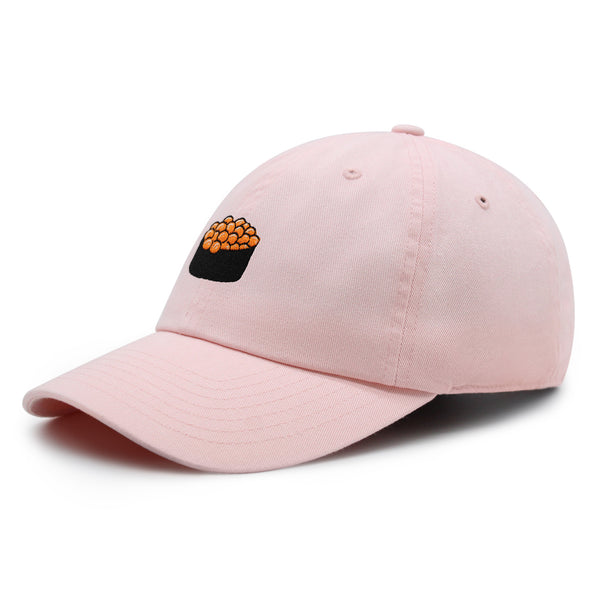 Salmon Roe Sushi Premium Dad Hat Embroidered Cotton Baseball Cap Ikura Nigiri