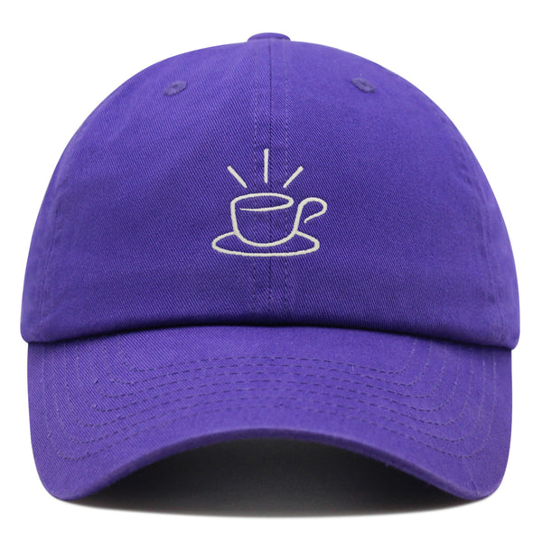 Coffee Mug Premium Dad Hat Embroidered Cotton Baseball Cap