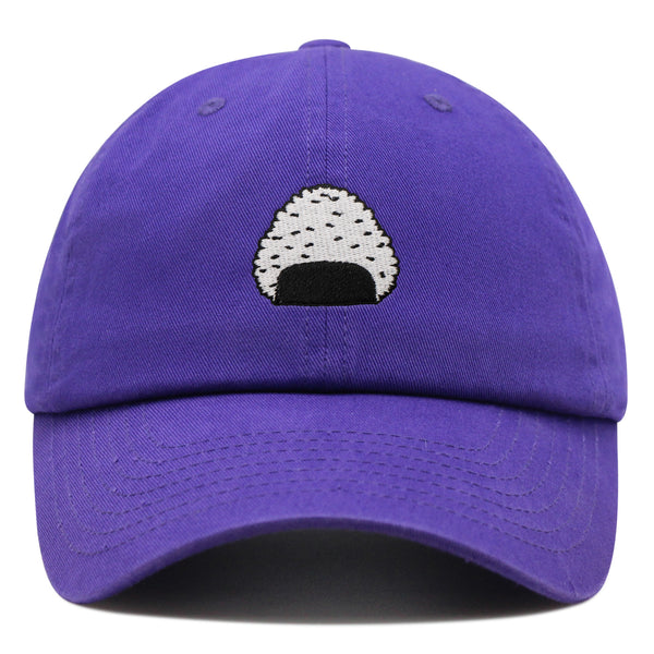 Onigiri Premium Dad Hat Embroidered Cotton Baseball Cap Onigiri Embroidery