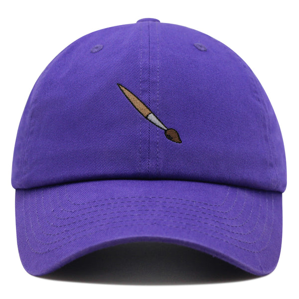 Artist Paiting Brush Premium Dad Hat Embroidered Cotton Baseball Cap Artistry Craftsmanship