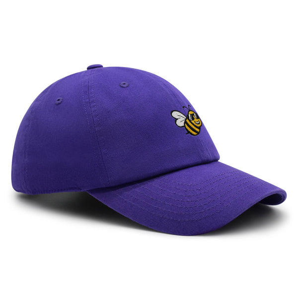 Cool Bee Premium Dad Hat Embroidered Cotton Baseball Cap Applique Insect