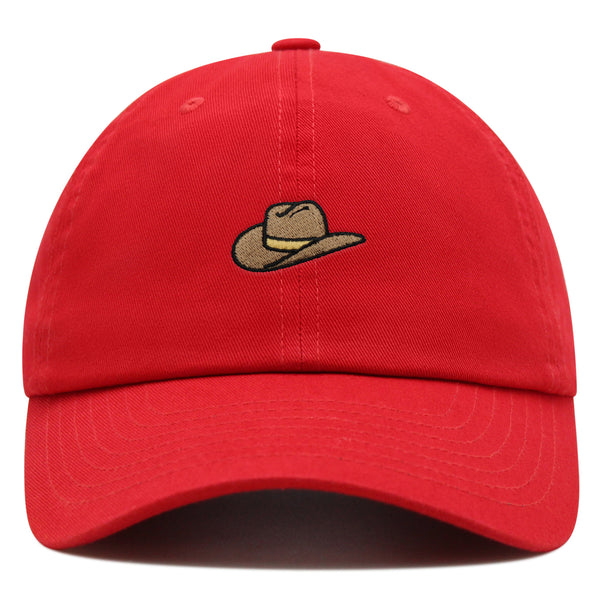 Cowboy Hat Premium Dad Hat Embroidered Cotton Baseball Cap Texas