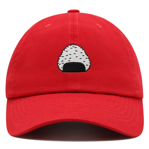 Onigiri Premium Dad Hat Embroidered Cotton Baseball Cap Onigiri Embroidery