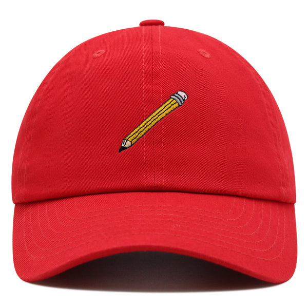 Classic Pencil Premium Dad Hat Embroidered Cotton Baseball Cap Stationery Sketch