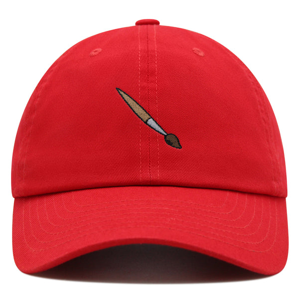 Artist Paiting Brush Premium Dad Hat Embroidered Cotton Baseball Cap Artistry Craftsmanship