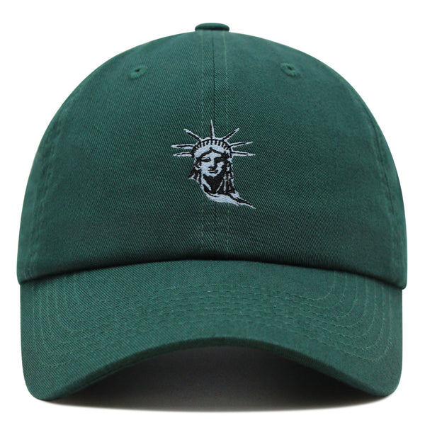Statue of Liberty Face Premium Dad Hat Embroidered Cotton Baseball Cap New York New Yorker