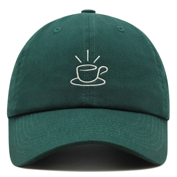 Coffee Mug Premium Dad Hat Embroidered Cotton Baseball Cap