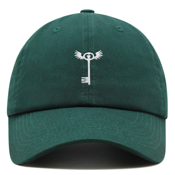 Key Wing Premium Dad Hat Embroidered Cotton Baseball Cap Logowork Stitchcraft
