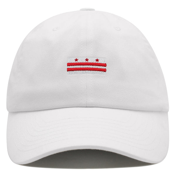 Flag of the District of Columbia Premium Dad Hat Embroidered Cotton Baseball Cap Washington DC